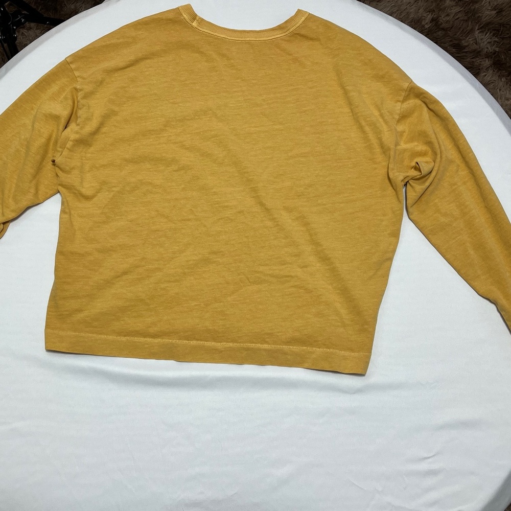 old navy gold long sleeve shirt